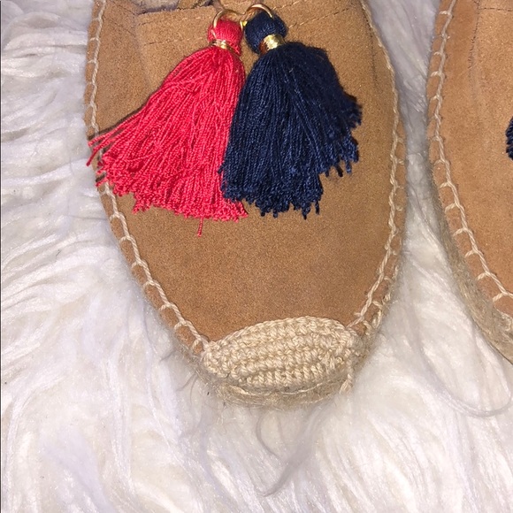 Soludos Suede Tassel Lace Up Espadrille - Picture 7 of 11